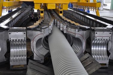 QingDao PE/PP/PA/PVC Single Wall Corrugated Pipe Extrusion Line / Corrugated Pipe Machine