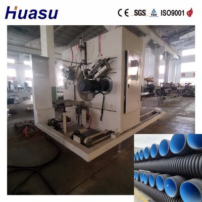 Pipe Diameter 32-1600mm Double Wall Corrugated Pipe Extrusion Line Designed to Manufacture Underground Sewage Pipe with and Process