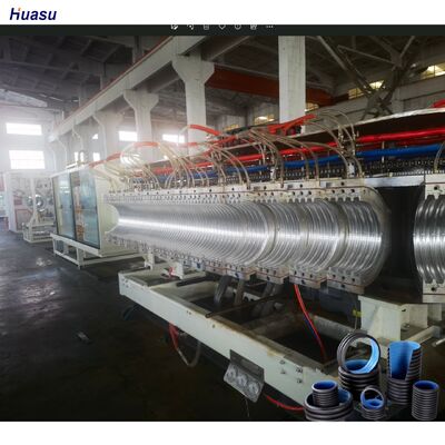 Plastic Pipe Production Extrusion Line With Good Quality Corrugated Pipe Making Machine