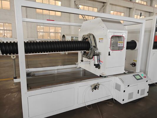 Fully Automatic Single Wall Corrugated Pipe Extrusion Line Featuring 38CrMoAlA Barrel Material and Capacity 60 to 2000kg per hour for Operation