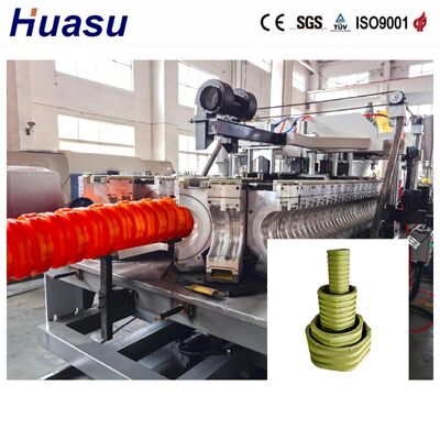 High Productivity Energy Saving Automatic Cutting PP Pipe Extrusion Line for Corrugated Pipe Production