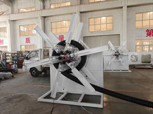 High Quality Double Wall Corrugated Pipe Extrusion Line Computerized Helical Gear Mechanism for Pipe Production Workflow