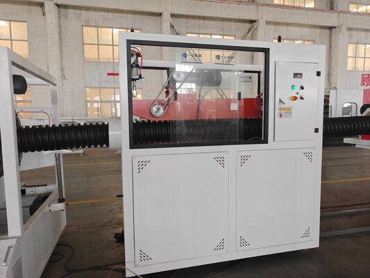 High Speed single wall corrugated pipe extrusion line extruder capacity 250 to 1000kg per hour engineered for plastic pipe manufacturing