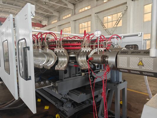 Customized Double Wall Corrugated Pipe Extrusion Line Max Pipe Diameter 1600mm Full Intermeshing Engagement System for Durable Pipe Production