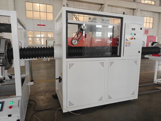 Double Wall Corrugated Pipe Extrusion Line Including Helical Gear Type and Max Pipe Diameter 1600mm Designed for Pipe Production