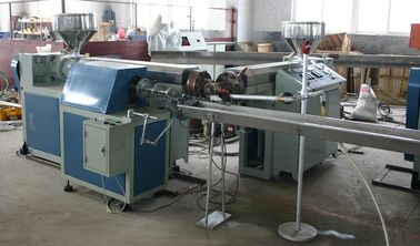 Flexible Plastic Tubing Extrusion Machines , 75Kw Plastic Pipe Manufacturing Machine