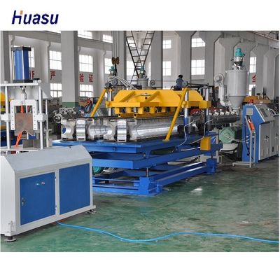 ID75mm 55kw PE PVC Corrugated Pipe Production Line