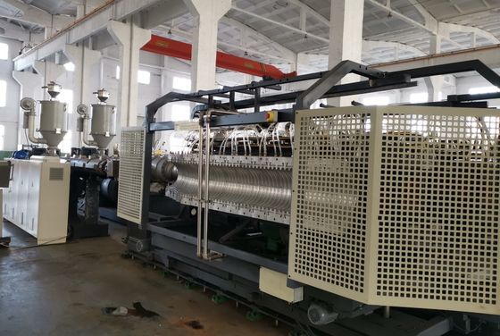 800kg/H 600mm 132kw Corrugated HDPE Pipe Extrusion Line