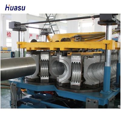 Corrugated OD 400mm 750kg/H Hdpe Pipe Production Line
