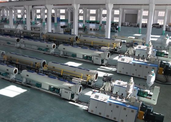 Water Supply P132kw 450kg/H HDPE Plastic Pipe Extruder