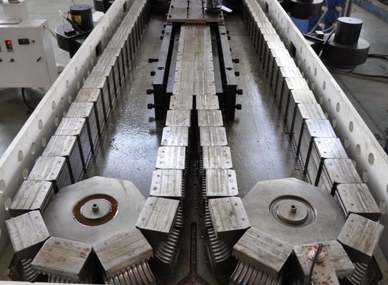 80kg/H Single Wall PP material Corrugated Pipe Machine