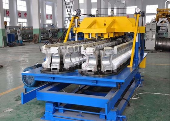 HDPE PVC Single Wall Corrugated Pipe Extrusion Line