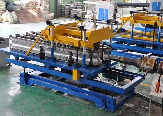 HDPE PVC Single Wall Corrugated Pipe Extrusion Line