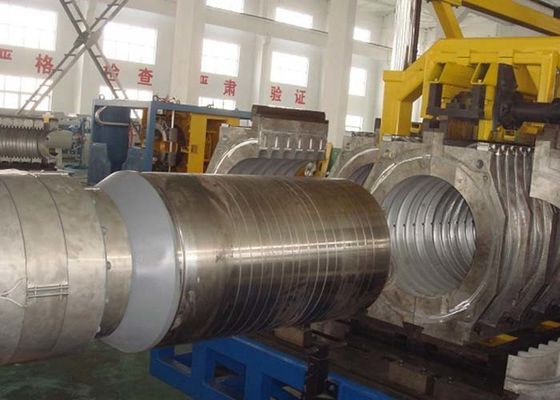 Helical Gear 600kg/H 800mm HDPE DWC Pipe Machine
