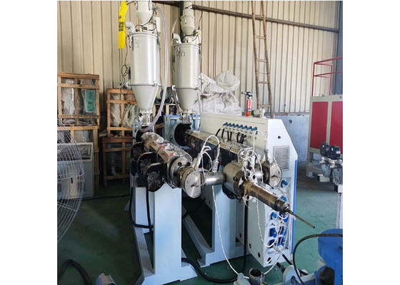 Single Screw Aluminum Corrugated DWC Pipe Extrusion Line