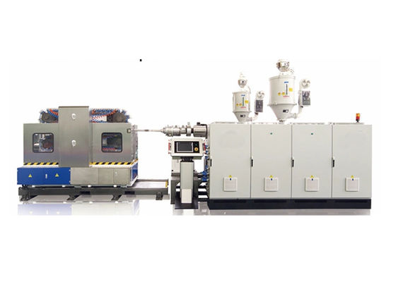 Multi Screw Corrugated HDPE Pipe Extrusion Line Bimetallic