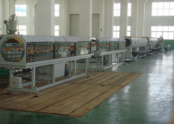 125mm Polyethylene Plain HDPE Pipe Extrusion Line