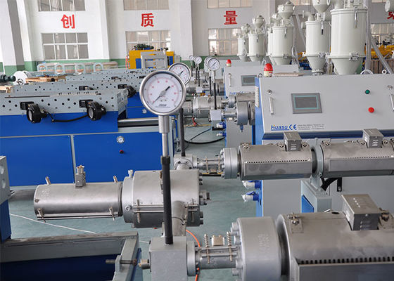 40kg/H 32mm Single Wall Corrugated Pipe Line Extruded