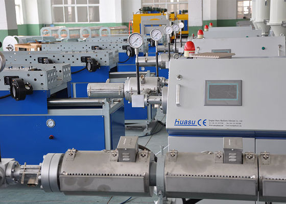 40kg/H 32mm Single Wall Corrugated Pipe Line Extruded