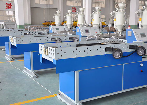 40kg/H 32mm Single Wall Corrugated Pipe Line Extruded