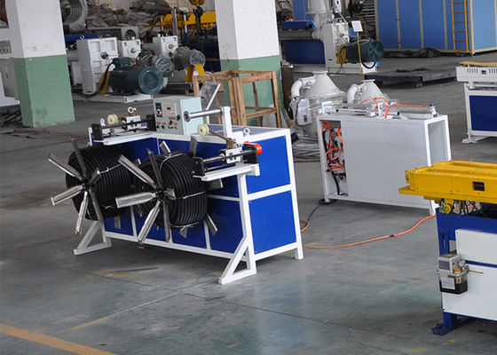 High Productivity PE Single Wall Corrugated Pipe Making Machine 8mm 32mm 50kg/h