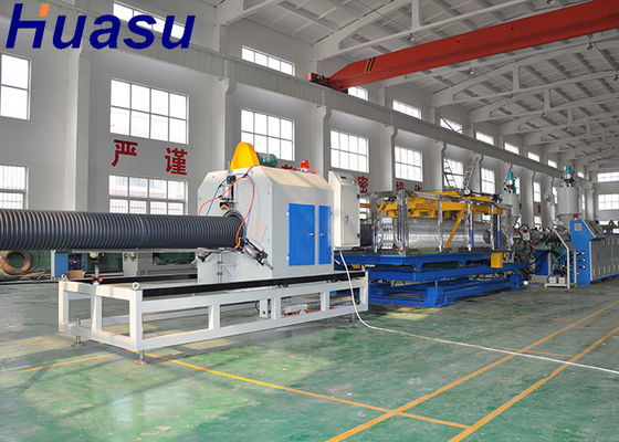 Customized HDPE Double Wall Corrugated Pipe Machine With CE Approval