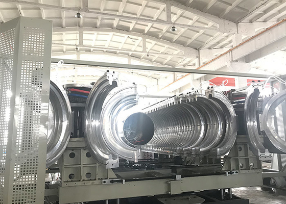 Plastic/PE/PP/PVC Double Wall Corrugated Pipe Extrusion Line Production Machine