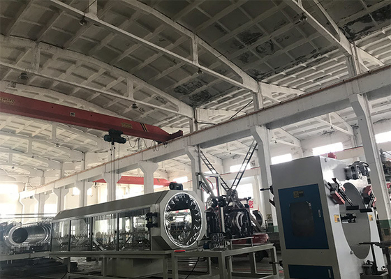 Water Drainage HDPE Double Wall Corrugated Pipe Line High Speed