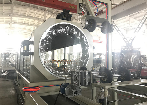 Two Extruders Double Wall Corrugated Pipe Making Machine Dwc Pipe Extrusion Machine
